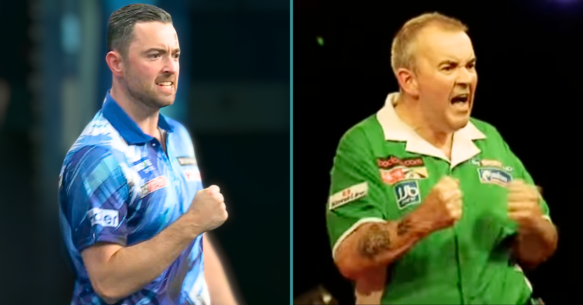 Luke Humphries and Phil Taylor World Grand Prix Title Winners